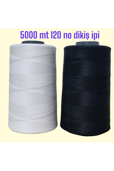 erdoğan hobi σχοινί ραπτικής 2 τεμάχια 5000mt νήμα ραπτικής πηνίο νήματα ραπτικής μηχανής σχοινί ραπτικής χειρός 120no μαύρο λευκό