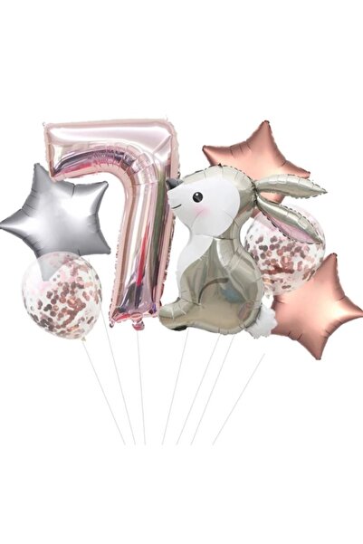 MFM Σετ μπαλόνι με θέμα το κουνέλι 7 ετών 100 cm