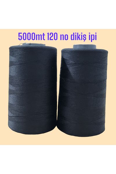 erdoğan hobi Sewing Thread 2 Pieces 5000m Lik Sewing Thread Bobbin String Tailor's Thread Machine Thread Hand Sewing Thread 120no Sewing Thread