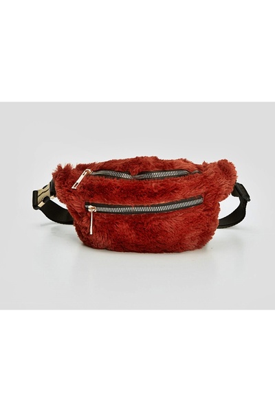 Boldy Плюшева сумка на пояс Плюшева сумка через плече Плюшева сумка через плече і на пояс Сумка на груди з кишенями Сумка через плече