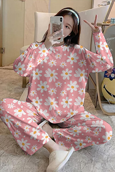 PEMBİŞ HOMEWEAR Σετ μακρυμάνικη πιτζάμες HelloSpring SuperSoft Basic Suprem