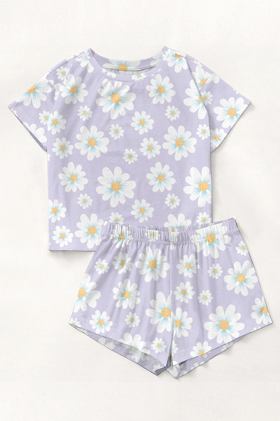 PEMBİŞ HOMEWEAR Σετ πιτζάμες με κοντό μανίκι GroovyGirl Supersoft Basic Singl...