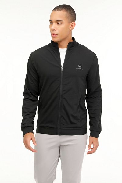 lumberjack M-SD4022 TERRY TRACK TOP Черен мъжки анцуг