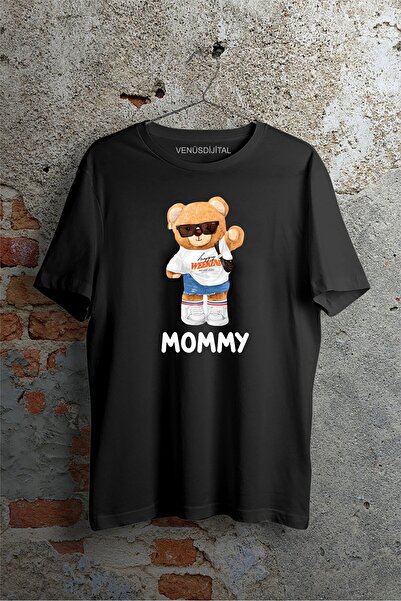 venüsdijital تي شيرت تيدي كيوت بير ماذر (إصدار الطفل الأب متوفر.)