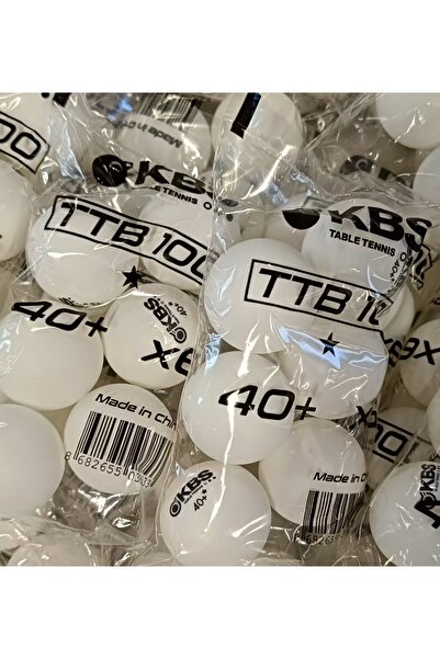 Decathlon Beyaz Masa tenisi topu -6'li beyaz KBS. 6'lı