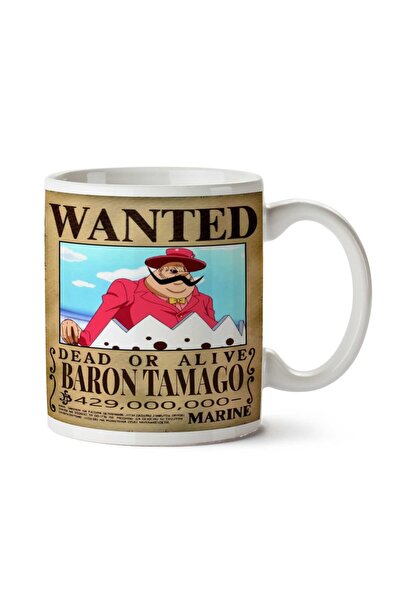 ART HEDİYE كوب مطبوع على الجانبين من Wanted Baron Tamago Anime Wanted