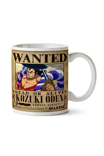 ART HEDİYE كوب مطبوع على الجانبين من Wanted Kozuki Oden Anime Wanted