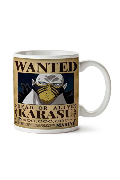 ART HEDİYE كوب مطبوع على الجانبين من Wanted Karasu Anime Wanted