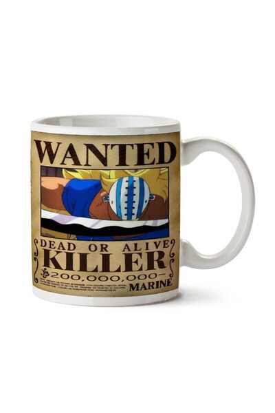 ART HEDİYE Wanted Killer Anime Wanted Two Side Printed Mug