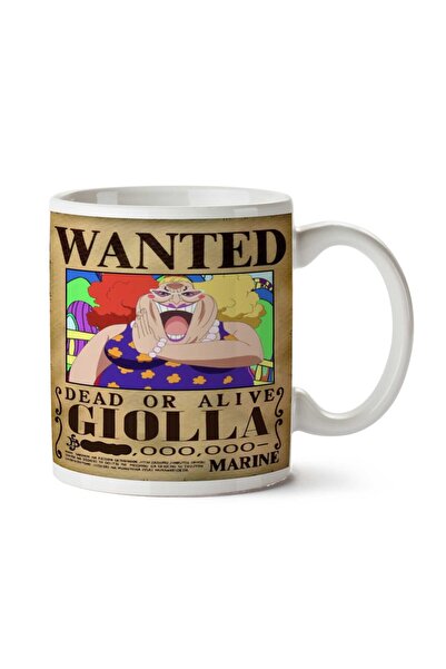 ART HEDİYE كوب مطبوع على الجانبين من Wanted Giolla Anime Wanted