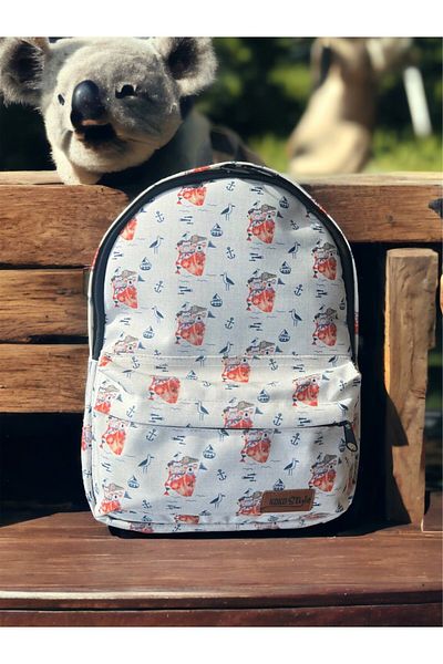 Kokopatik Ship Companion Patterned Backpack