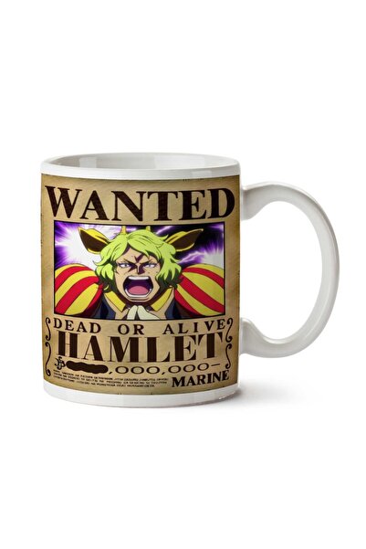 ART HEDİYE كوب مطبوع على الجانبين من Wanted Hamlet Anime Wanted