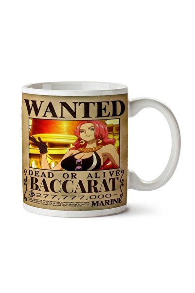 ART HEDİYE Wanted Baccarat Anime Wanted Two Side Printed Mug