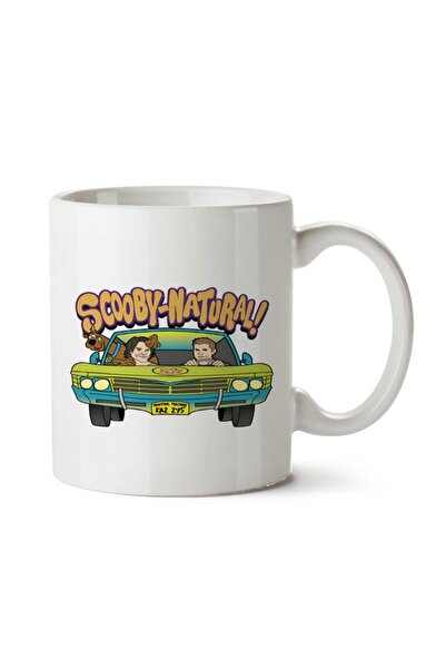 ART HEDİYE كوب سكوبي طبيعي مطبوع على الجانبين