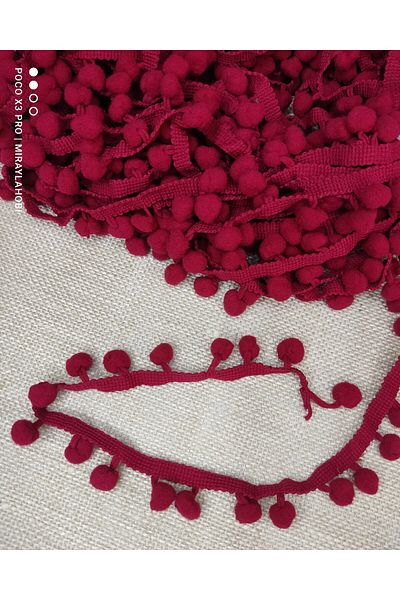 miraylahobi Ribbon Pompom 5 Meters – Guipure – Guipure – Guipure