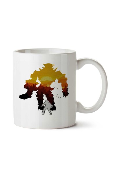 ART HEDİYE كوب Shadaw of the colossus firewhatch مطبوع على الجانبين