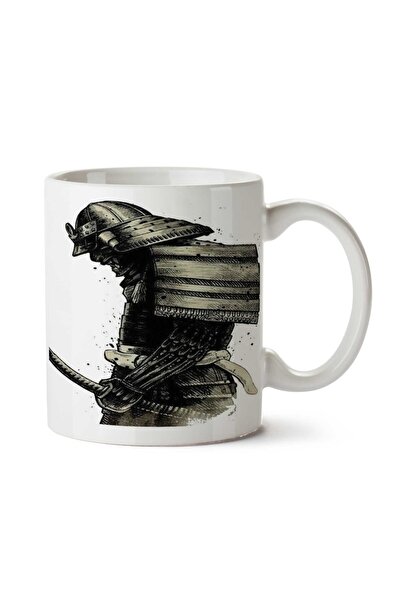 ART HEDİYE ملابس السيف الساموراي كوب مطبوع على الجانبين