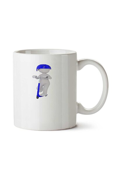 ART HEDİYE كوب زجاجي مطبوع على الجانبين من رولر باتينيتس