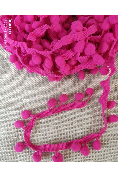 miraylahobi Ribbon Pompom 5 Meters – Guipure