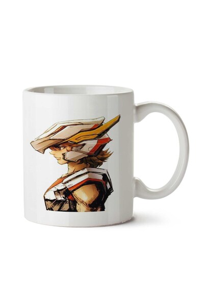 ART HEDİYE كوب مطبوع على الجانبين من Saint Seya