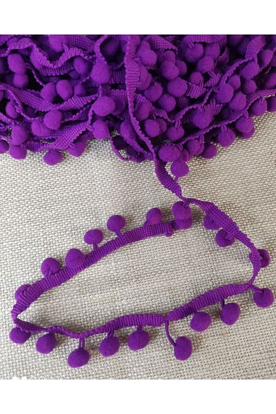 miraylahobi Ribbon Pompom 5 Meters – Guipure