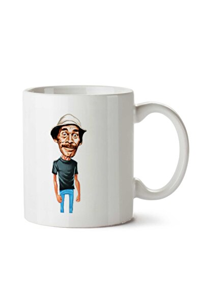 ART HEDİYE كوب مطبوع على الجانبين من Seu Madruga