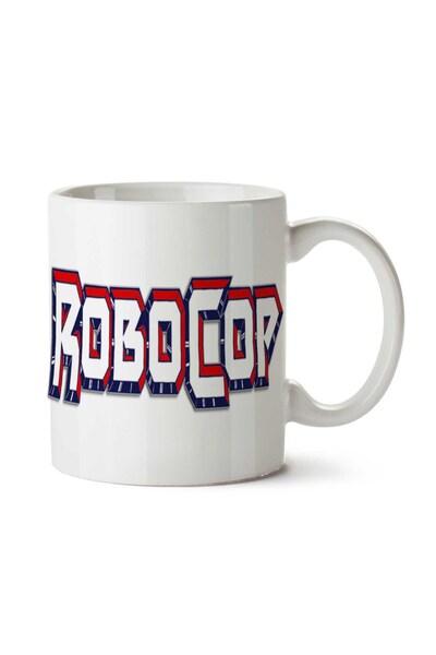 ART HEDİYE كوب Robocop مطبوع على الجانبين
