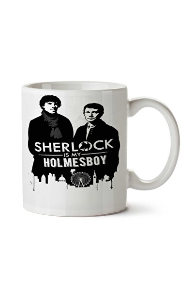 ART HEDİYE كوب شيرلوك إيس ماي هولمز بوي مطبوع على الجانبين