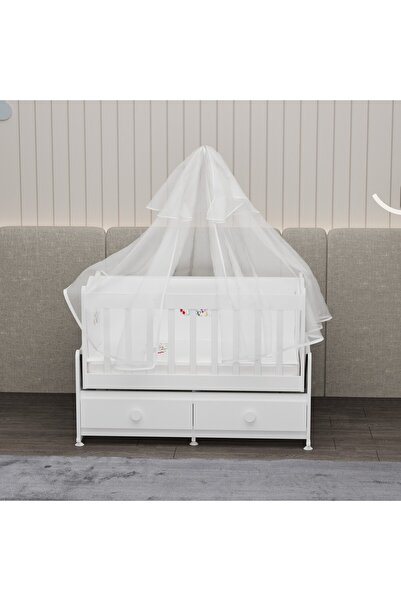 Garaj Home Elegant Yıldız 4 Bebek Odası Takımı Yatak Uykuseti - Beyaz