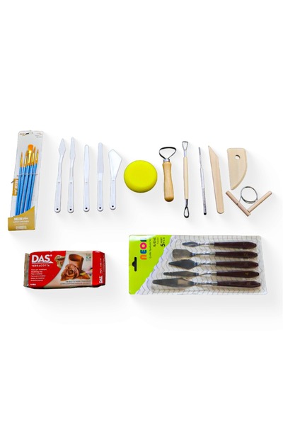 bidünyakırtasiye SET DE STARTER CERAMICA PLASTILINA DE ARGILĂ DAS SET PERIE F...