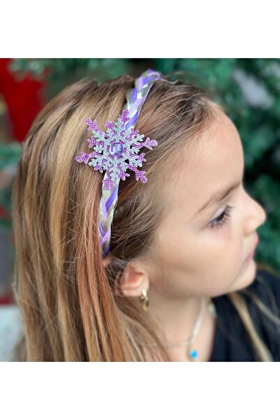 QUEEN AKSESUAR Elsa Anna Frozen, coroană din pietre de cristal, fulg de zăpad...