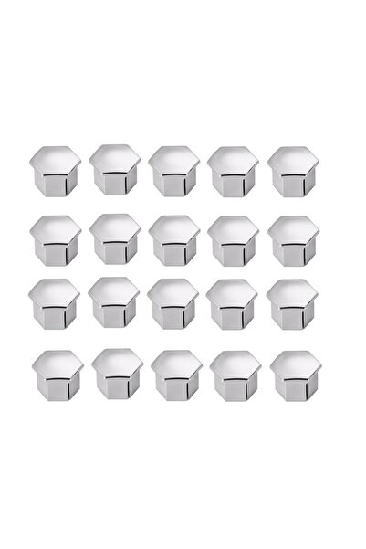 fkoto Peugeot Citroen Bijon Kapağı Krom Çelik Jant 20 Adet (17mm)