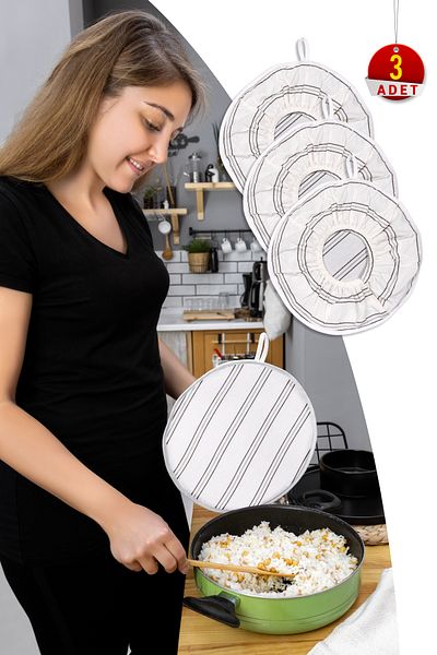 Morlay 3 Pieces Stylish and Practical Brewing: Rice Brewing Cover, Pot Lid Cap