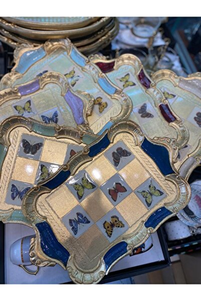 LM صينية خشب الورد الإيطالية الأصلية لشخصين أو شخصين