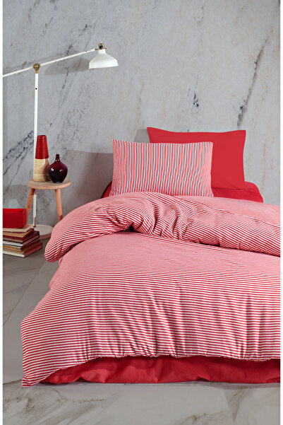 Nakkısh Red ipliği Boyalı Tek Kişilik Nevresim Takımı