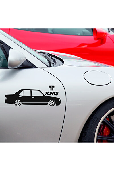 SbtStore Araba Şahin Tofaş Sticker, Tofaş Logolu Sticker Araç Cam ve Kaput St...