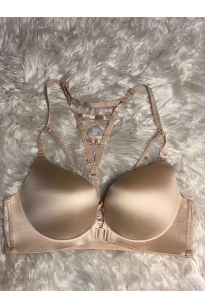 F.K Laser Cut Gathering Cappuccino Bra 1207
