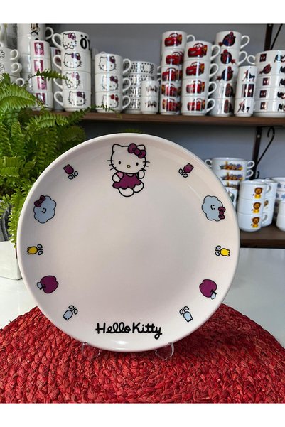 TEBAK COLLECTION طقم عشاء للأطفال مكون من 5 قطع بتصميم Hello Kitty