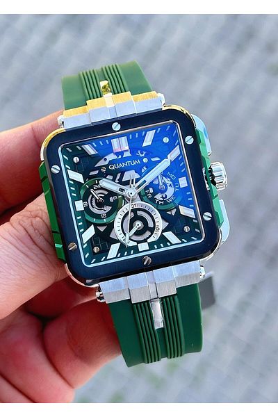 Quantum Silicone Cord Luxury Men's Wrist Watch