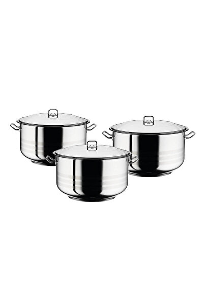Yıldız çelik طقم أواني طهي آريان فينوس 6 قطع 28-30-32 سم