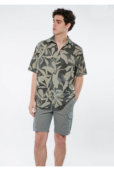 Mavi Πουκάμισο με στάμπα γκρι Loose Fit / Loose Fit 0210612-84663