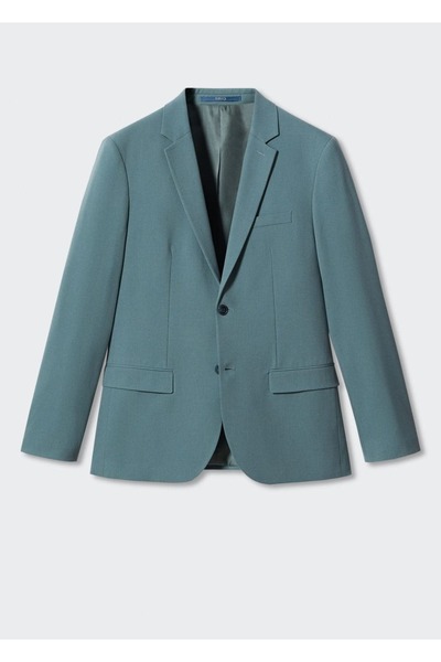 MANGO Man Streç Kumaştan Süper Dar Kesim Blazer Ceket