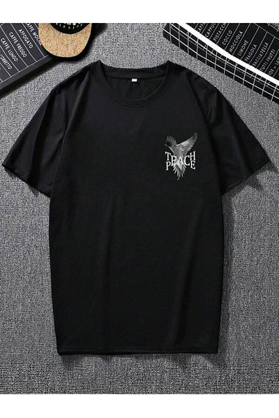 MOONBULL Μπλουζάκι Unisex Oversize Teach-Peace Back Printed