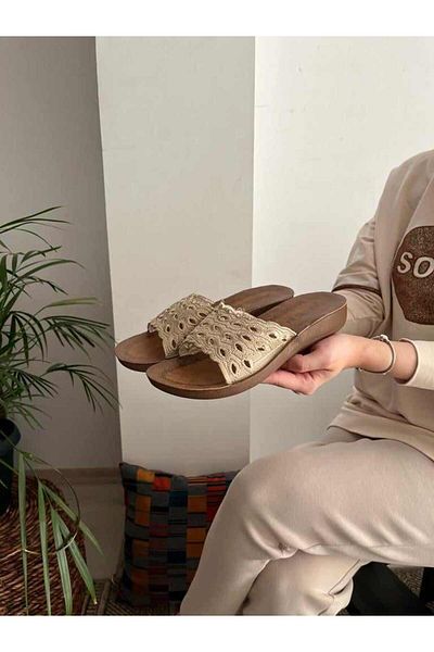 Behtah Kundura Comfortable Classic Model Single Buckle Mother Slippers Street Slippers Daily Slippers