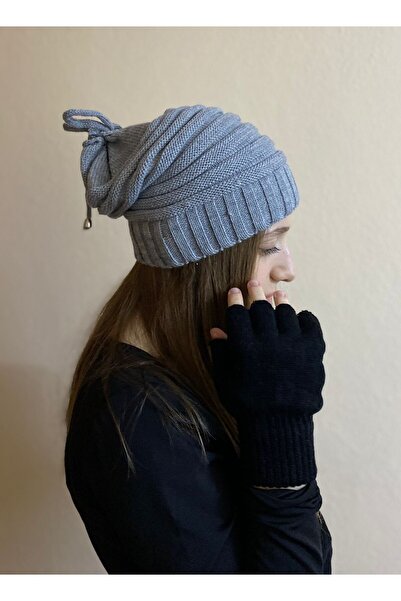 sema aksesuar قبعة شتوية نسائية برباط - هدية عيد الحب