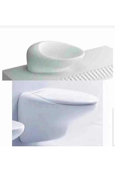 VitrA Freedom Tezgah üstü Lavabo 59 cm + VitrA Freedom Asma Klozet 2'li Seti ...