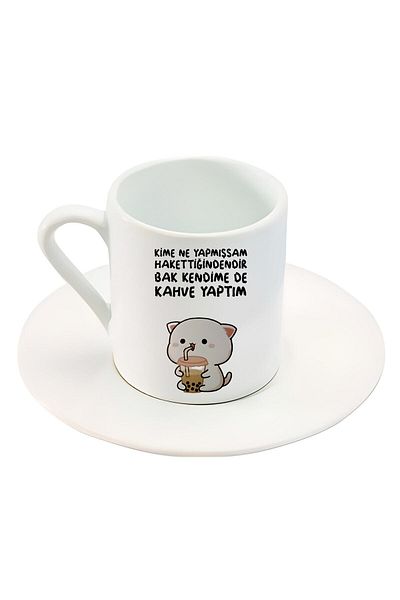 HobiShop Mochi Cat Turkish Coffee Cup
