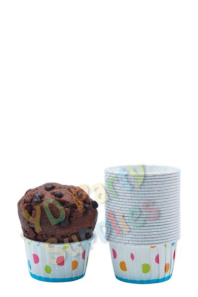 Yusuf Dirik YD Party Supplies Butterfly Polka Dot Muffin Cake Mold 50 Pieces 50x39