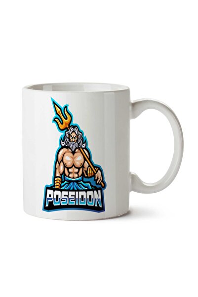 ART HEDİYE كوب بوسيدون مطبوع على الجانبين