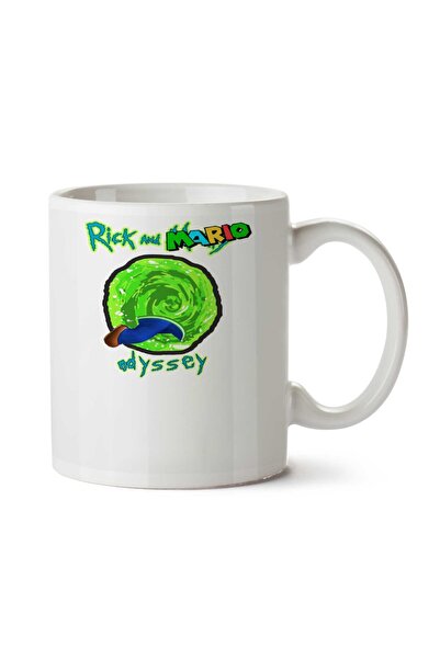 ART HEDİYE كوب ريك آند ماريو أوديسي مطبوع على الجانبين